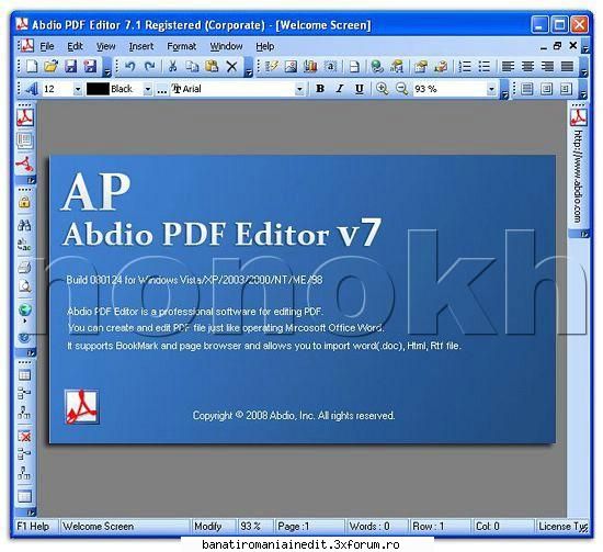 abdio pdf editor is a software for editing pdf. you can create and edit pdf file just like
