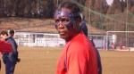 atacantul �mprumutat de steaua de la charleroi, habib habibou, şi-a pus masca de din carbon, pe